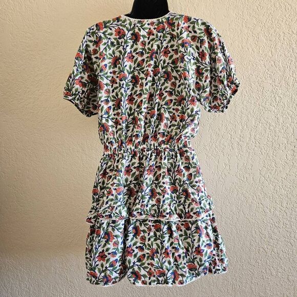 Maisie Elastic Waist Floral Mini Dress - Picture 7 of 8